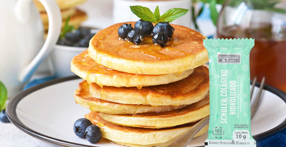 Hot Cakes con Schuler colágeno hidrolizado
